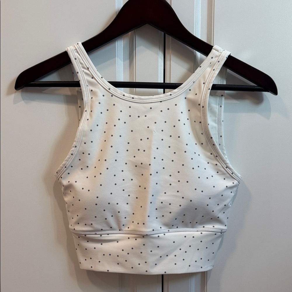 NWOT Saltwater Luxe White Polka Dot Tank Top Size M